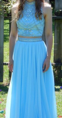 prom dresses quick shipping Puff-Sleeve Strapless Sweetheart Long A-Line Prom Dress Lilac / Large