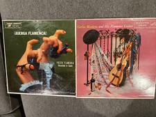 Lot of (2) VINYL Record LP- Carlos Montoya & JUERGA FLAMENCA: FIESTA VG+