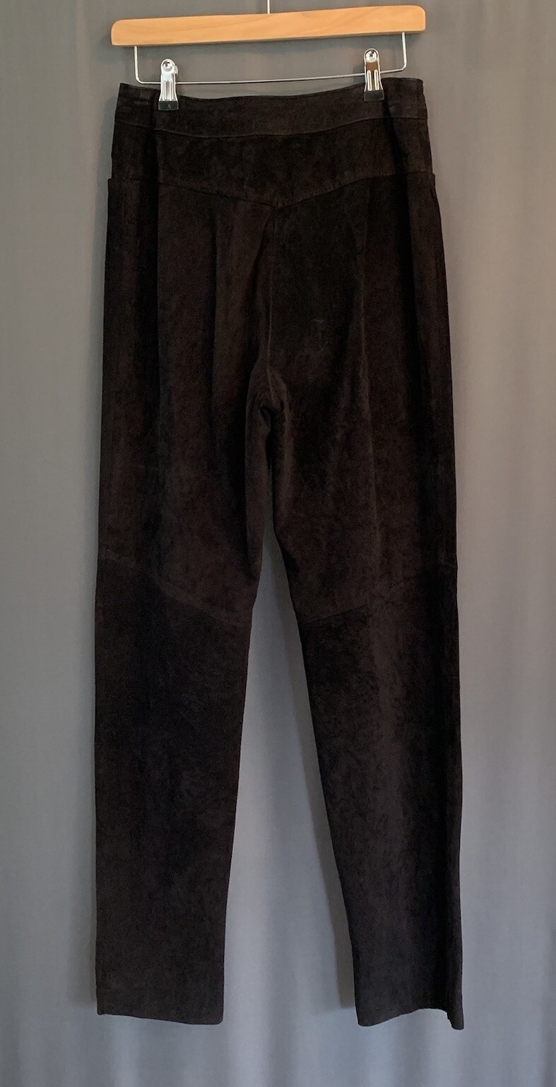 Peruvian Connection Suede Straight High Rise Pant… - image 5
