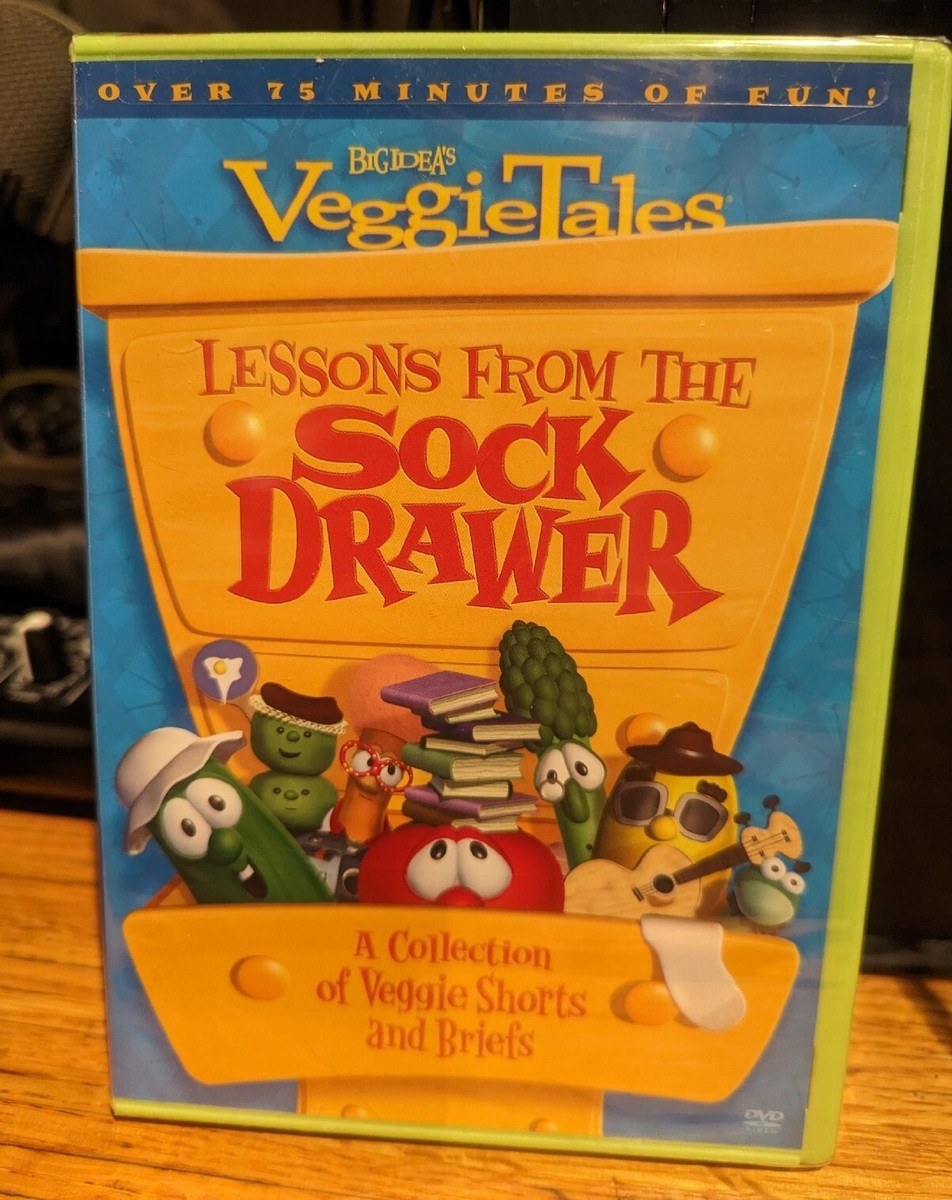 NEW VeggieTales DVD Lessons From the Sock Drawer w/ Bonus Silly