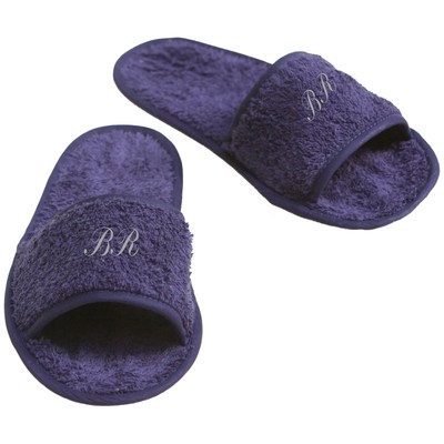 custom monogram slippers