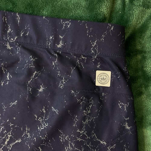 PETER MILLAR Mens LARGE Atlas Marble Performance Golf Pants Navy Blue - Picture 7 of 12
