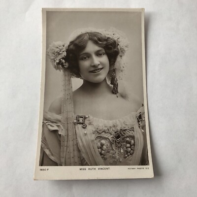 Rotary Fotoserie, Miss Ruth Vincent, ungeschrieben/unbespielt/angemessener Zustand 