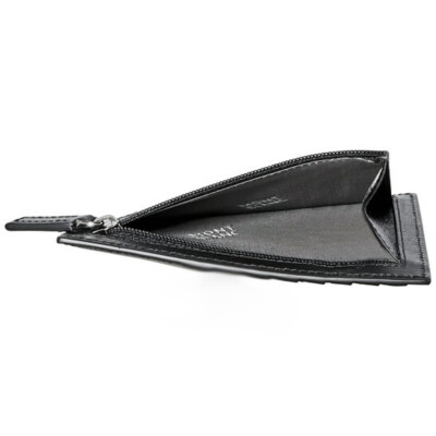 Montblanc 4810 Westside Black Leather Long Men's Pocket / Wallet