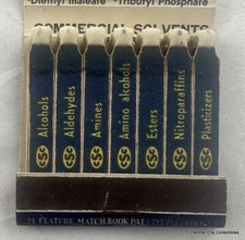 Vintage 21 Strike Feature Matchbook CSC Industrial Chemicals Lion Match Co