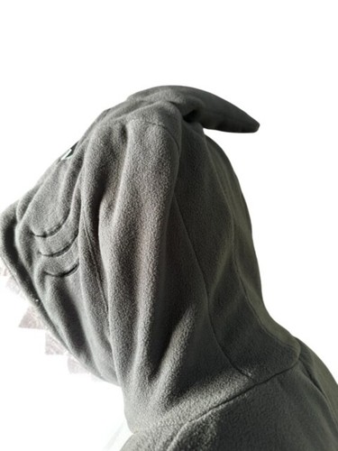 Shark One Piece with Hood and Fins Halloween Costume Adult Size L - Picture 6 of 10