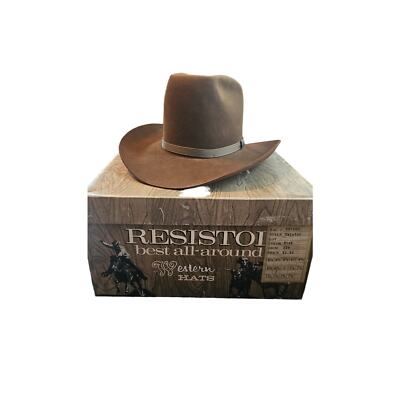 Resistol mink Brown Self Conforming XXX Beaver Size 6 7/8 R | eBay