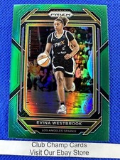 2023 #51 Evina Westbrook WNBA Panini Prizm Basketball Green Prizm Sparks