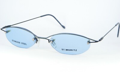 ST. MORITZ CELESTE SKY TONE /BLUE EYEGLASSES GLASSES FRAME 47-21-140mm (NOTES)