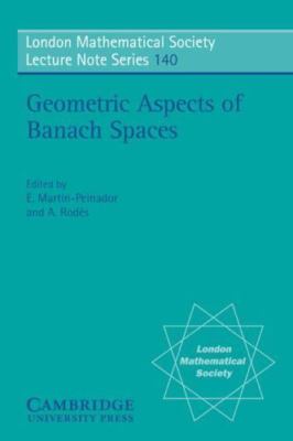Geometric Aspects of Banach Spaces Essays in Honour of Antonio Plans Paperback