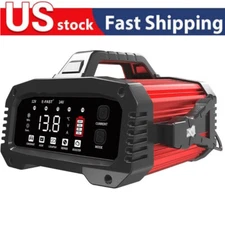 25A Car Battery Charger 12V/24V for Lifepo4 & Lead Acid - Auto Truck Motorcycle 