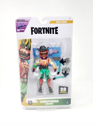 NEW Fortnite TOMATOHEAD Solo Mode Poseable Action Figure Toy