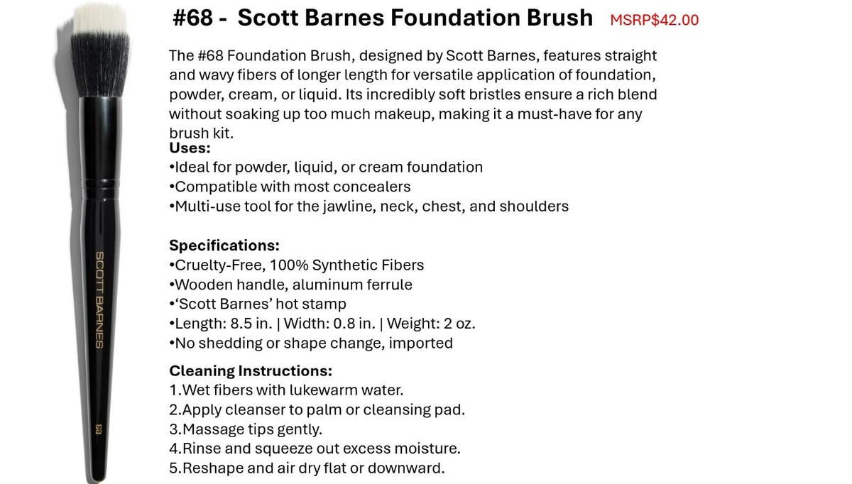 13 Pcs full set of scott barnes brushes-New! Authentic! | eBay