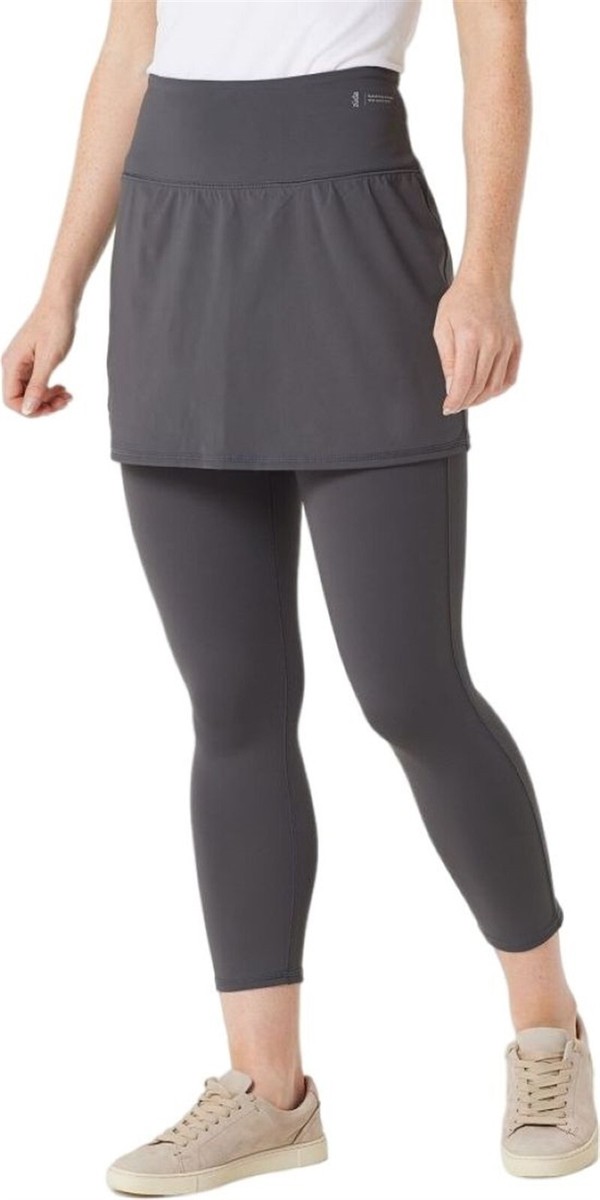 zuda Petite Z-Move Cropped Skirted Legging Iron PXS NWOT (257)