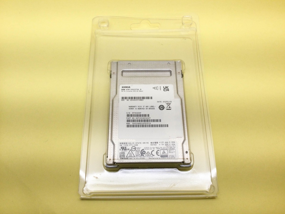 Kioxia 3.84TB SAS 24Gbps 2.5in Enterprise SSD KPM71RUG3T84 | eBay