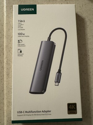 UGREEN Revodok 7 in 1 USB-C Hub with 4K HDMI
