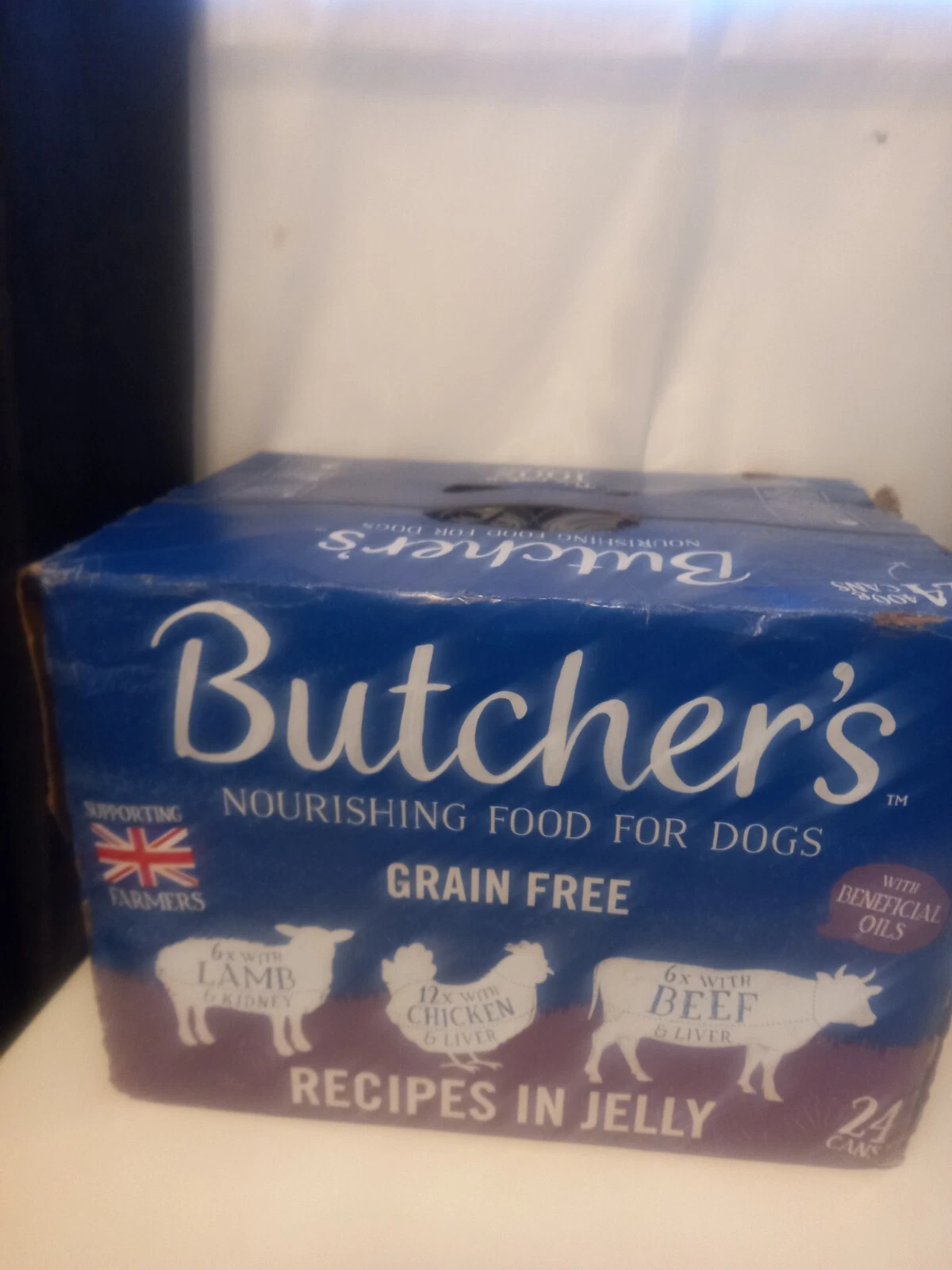 Butcher’s Grain Free Wet Dog Food Mixed Flavours Beef, Chicken InJelly 24x400g