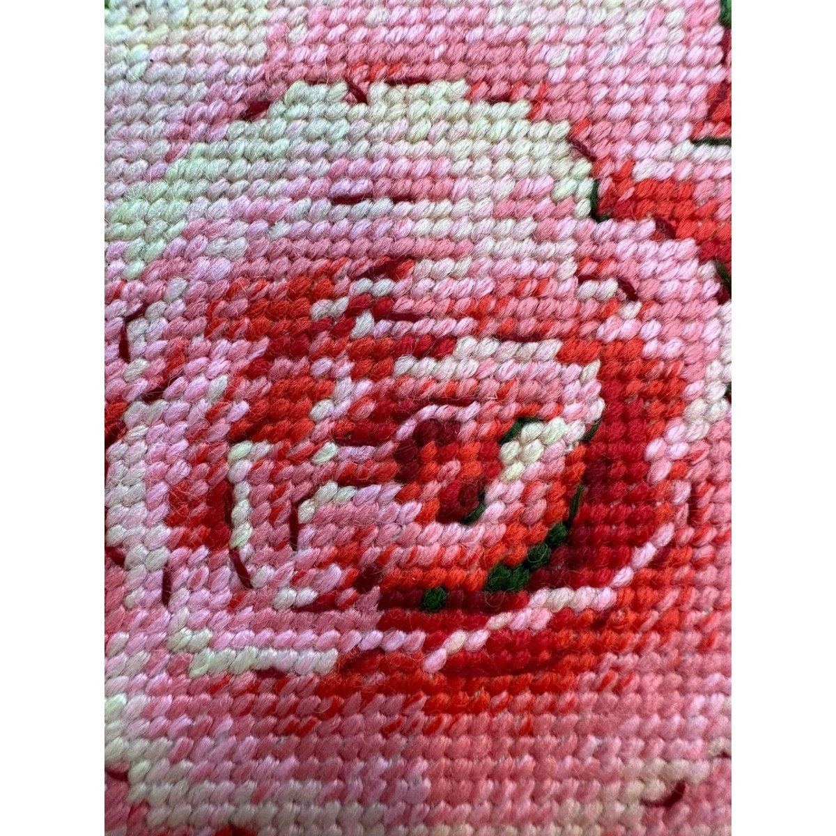 Kit Point De Croix Riolis Bégonia - Compté, 22x22cm Sur Aida 14ct, Neuf, DIY