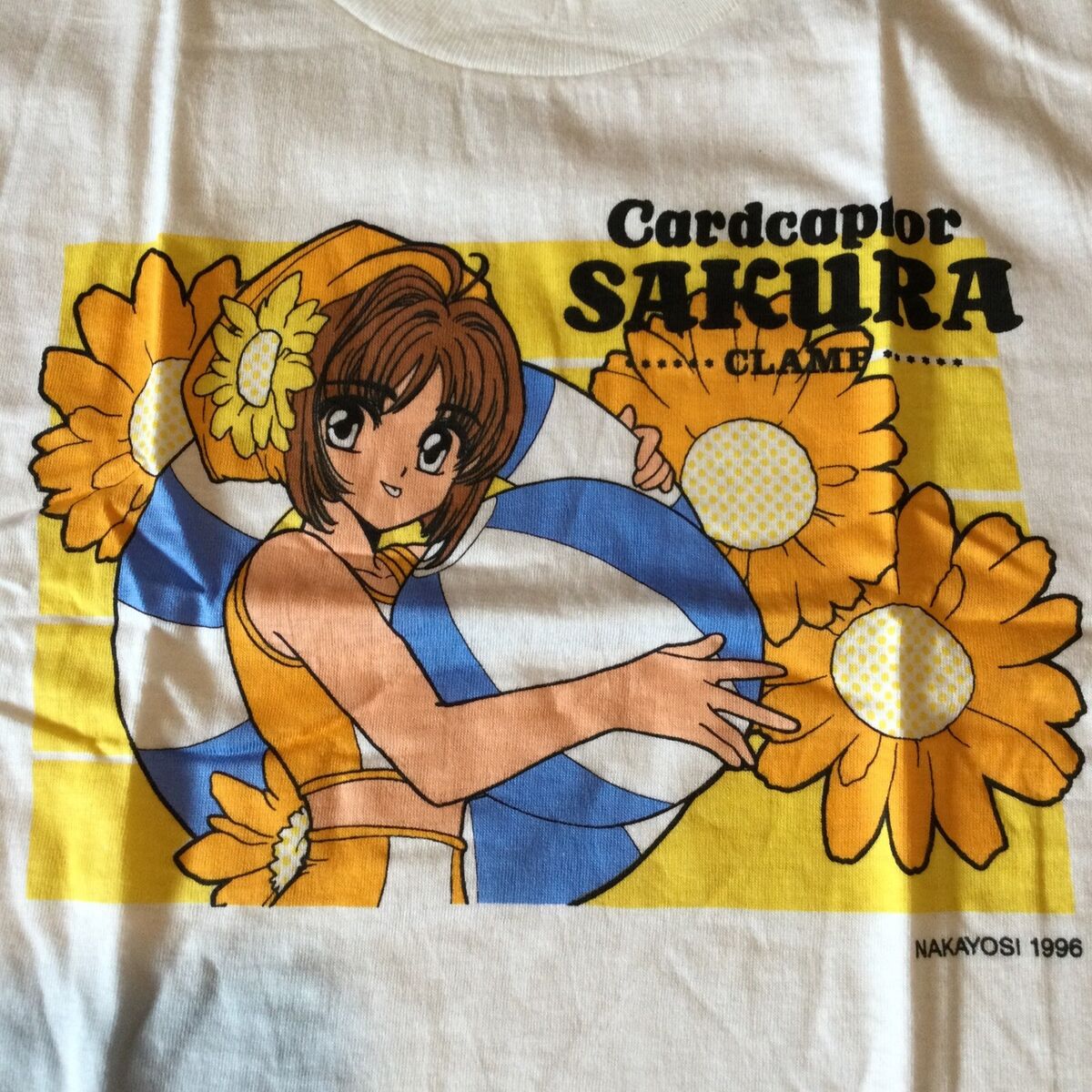 Vintage 1996 Cardcaptor Sakura t shirt S white anime manga Vintage 1996 Cardcaptor Sakura t shirt S white anime manga