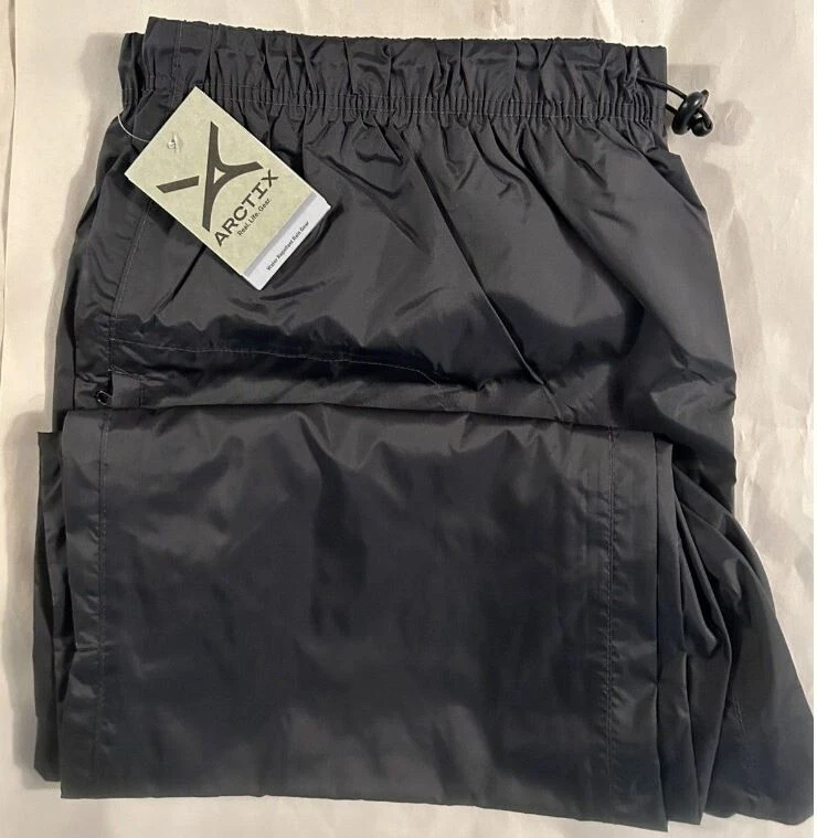 NEW Arctix Men's Storm Rain Pant, Charcoal, XX- Large / 28L