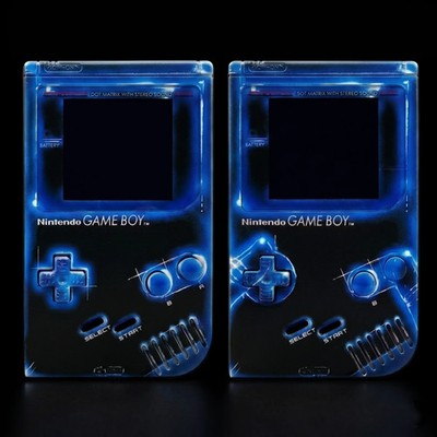 GameBoy Classic: Gehäuse Black Neon (By Santiago Merino)