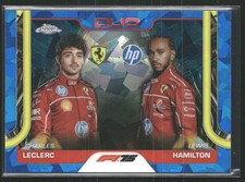 2025 Topps Chrome Sapphire F1 #165 Leclerc/Hamilton Duo