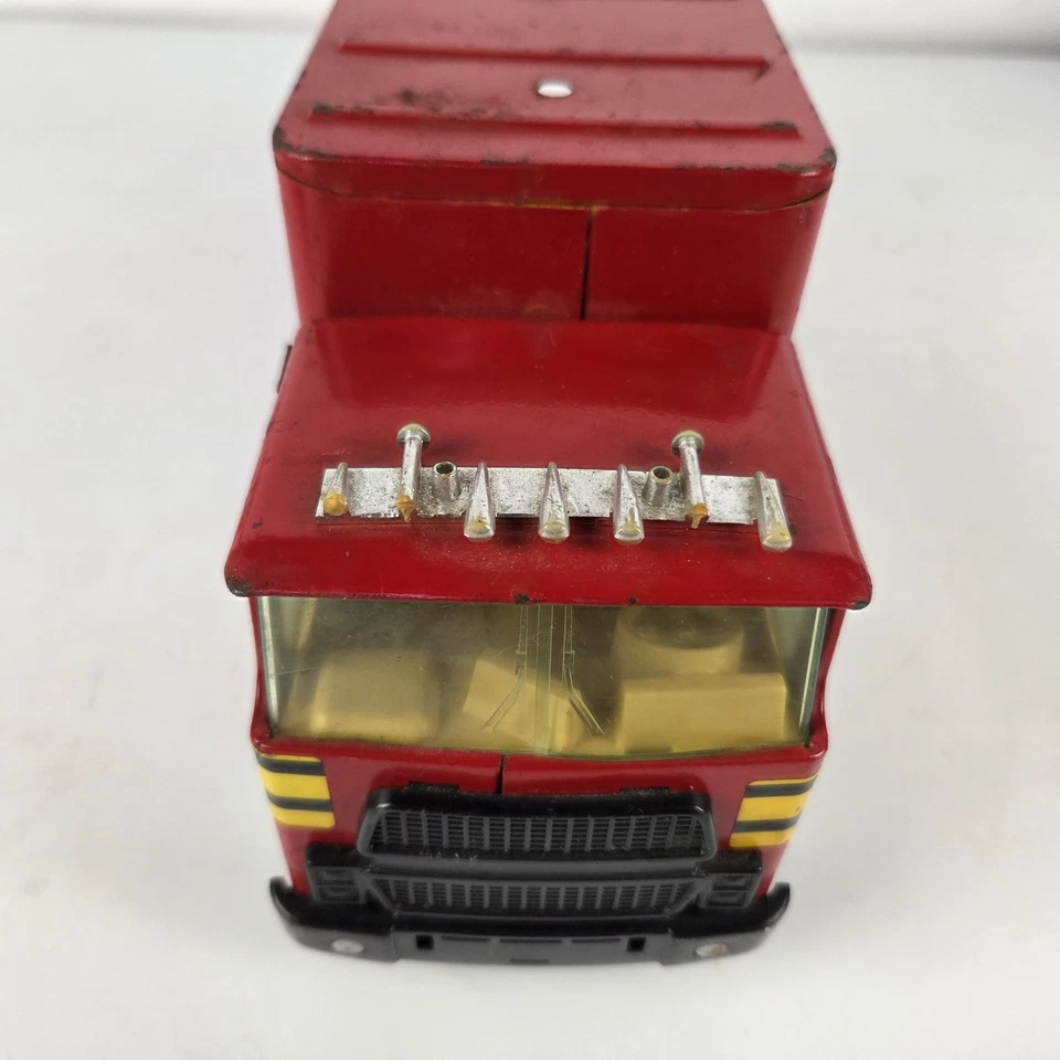 Vintage 1988 Nylint Metal Muscle Sunrise Disposal Service Garbage Truck Toy - Image 3 of 4
