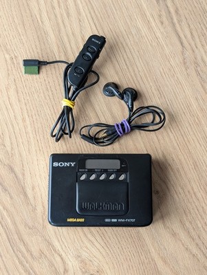 Sony WM-FX707 Radio Walkman Black Cassette Player W/ Remote
