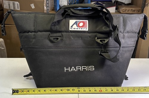 AO Coolers LARGE Soft-Sided Canvas Cooler, Black