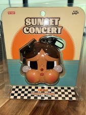 Authentic Popmart Crybaby Sunset Concert Series Silicone Plush Earphone Bag