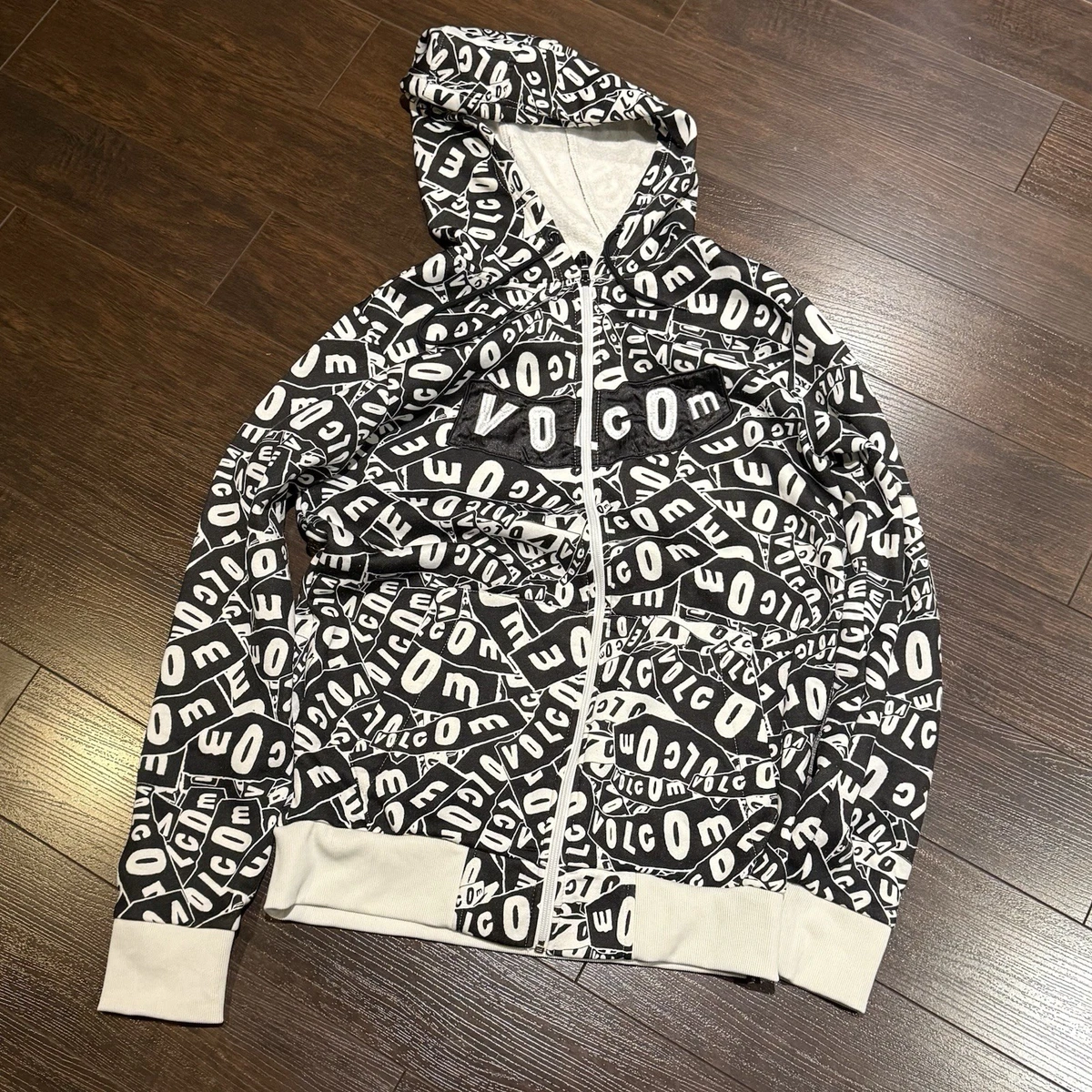 VOLCOM Iconic Stone Mens Hoodie - BLACK VOLCOM Iconic Stone Mens Hoodie - BLACK