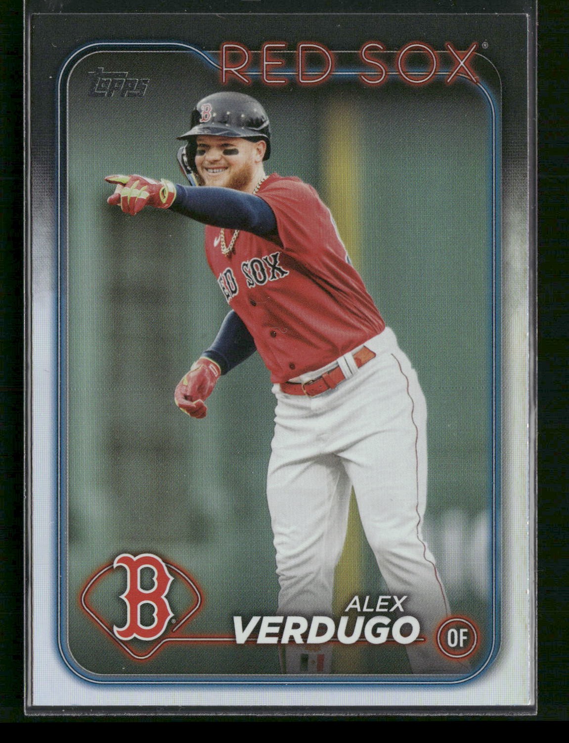 2024 Topps #97 Alex Verdugo Team Color Border Variation Boston Red Sox
