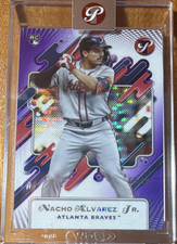 Topps Pristine Purple Pulsar Refractor Rookie Nacho Alvarez Jr. Braves 60/99