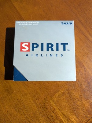Gemini Jets 1:400 Spirit Airlines A319 TRON GJNKS500 Limited Edition N506NK Used