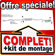 Ligne pot d'échappement pour OPEL CORSA B 1.2 16V + Tuyau réparation Silencieux