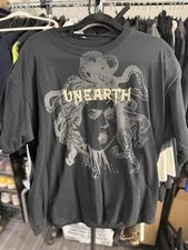 VTG Blue Anvil Unearth band tee black short sleeve Size XL