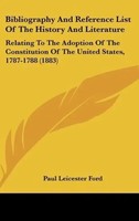 Paul Leicester Ford | Bibliography And Reference List Of The History And...