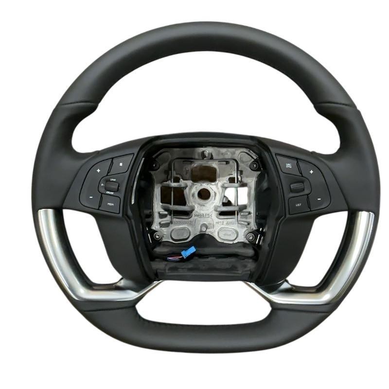 Volant CITROEN C4 Picasso 2 usé ? Remplacez-le par la pièce 98057438ZD en cuir noir d'origine