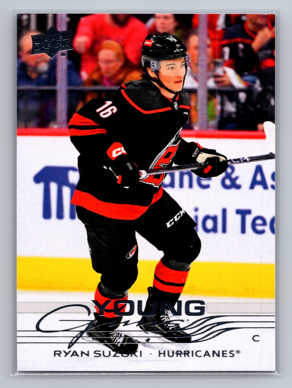 2025-26 Upper Deck #214 Ryan Suzuki Carolina Hurricanes Young Guns
