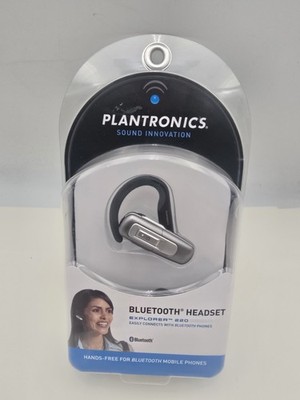 Plantronics Explorer 220 Bluetooth Headset New Silver