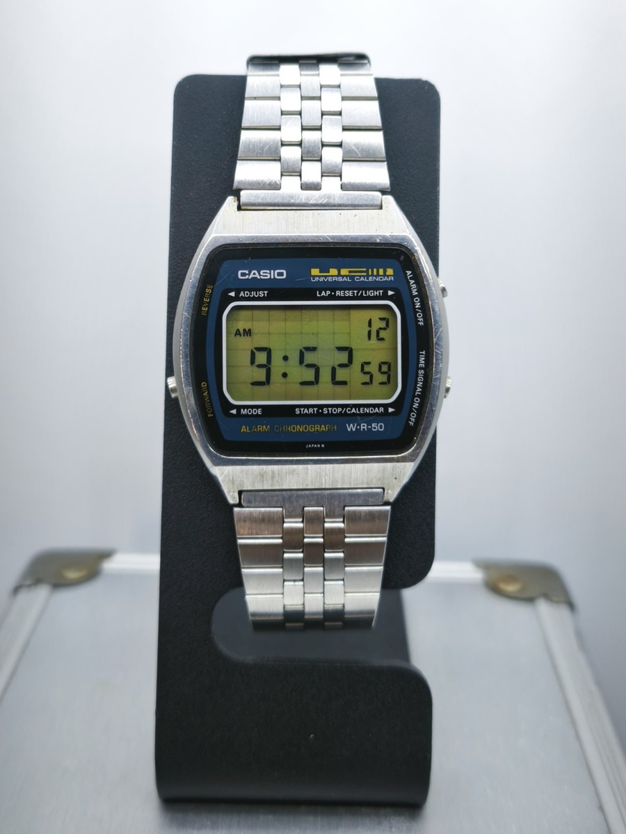 Vintage Casio UC-50W UNIVERSAL CALENDAR (1980s) All Parts Original !! RARE !!
