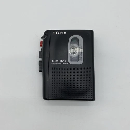 Sony TCM-323 Cassette Recorder Works New Batteries Included