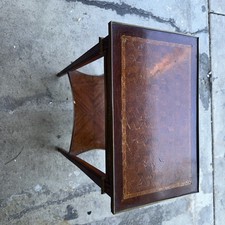 Antique Wood Table Writing desk w/drawer Vintage Over 60 Years Old writing pad