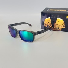 Oakley Holbrook OO9102 Polarized Sunglasses Transparent Grey Jade Iridium