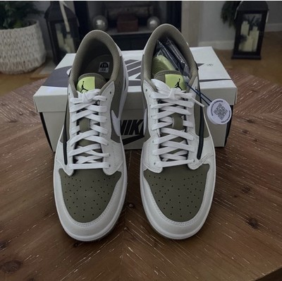 Size 10.5 -Jordan 1 Low Golf x Travis Scott Neutral Olive