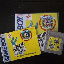Tiny Toon Adventures 2: Montana's Movie Madness (Nintendo Game Boy, 1993) Manual