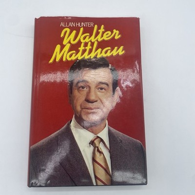 Walter Mattau By Allan Hunter 1984 HB/DJ First Edition