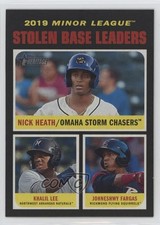 2020 Heritage Minor League Edition 2019 Leaders Johneshwy Fargas Nick Heath 0kz8