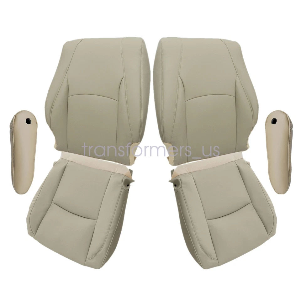 For 2004-2009 Lexus RX330 RX350 Front Replacement Cover Tan With Armrest Cover - Image 3 of 4