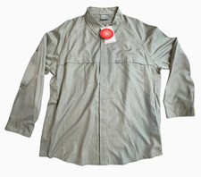 G Loomis Fishing Shirt XXL Sage Olive Green Lightweight Vented Sun Protection